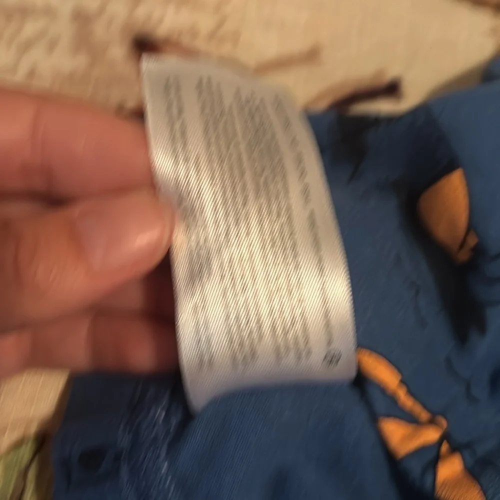Carter's Blue Pajama‎ Shorts with Orange Accents